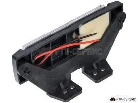 Фонарь габаритный 3-х диодный с кронштейном LED (белый) 24 V - фото 2