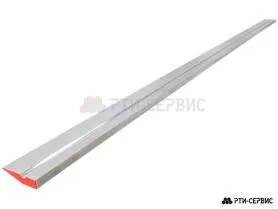Правило строительное трапецевидное + заглушки (красные) L-2.5 м