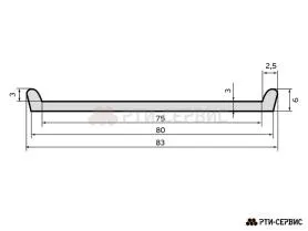 Прокладка бандажа топливного бака Volvo / RVI (75) 