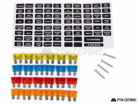 Блок предохранителей 12 позиционный с LED индикатором   - фото 2
